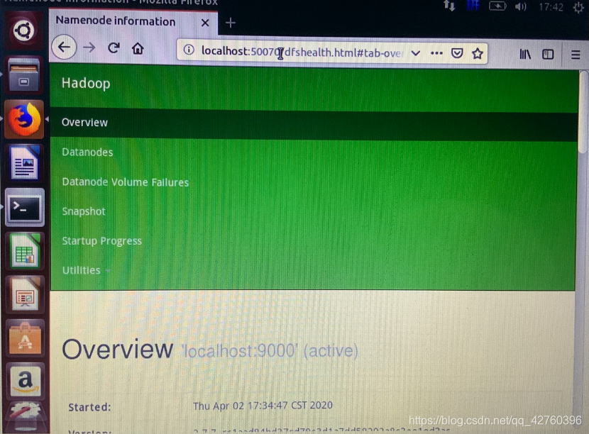 ubuntu配置hadoop_hadoophdfs配置_hadoop集群配置