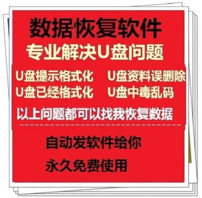 格式化u盘恢复免费数据的软件_u盘格式化恢复数据免费_格式化的u盘怎么免费恢复数据