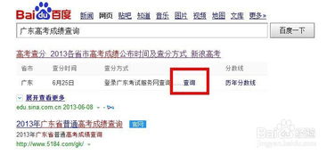高考广东查询系统,便捷查分指南